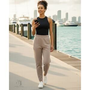 Danskin Performance Wide Leg Pants - XS, Beige/Taupe NWT (W0420)